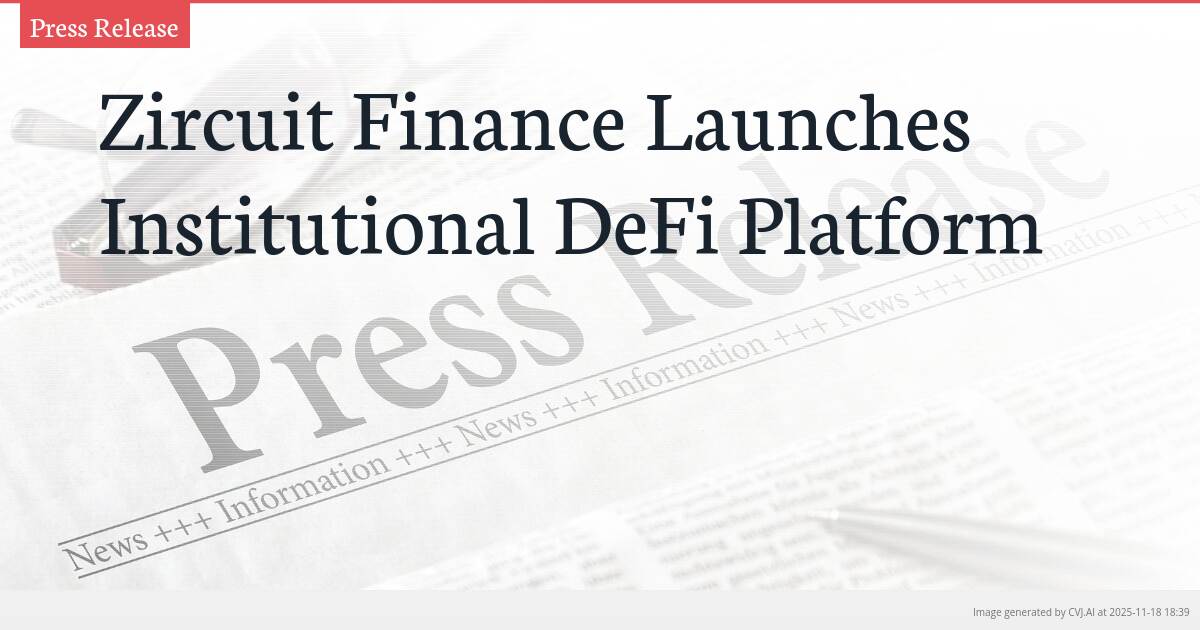 Zircuit Finance Launches Institutional DeFi Platform