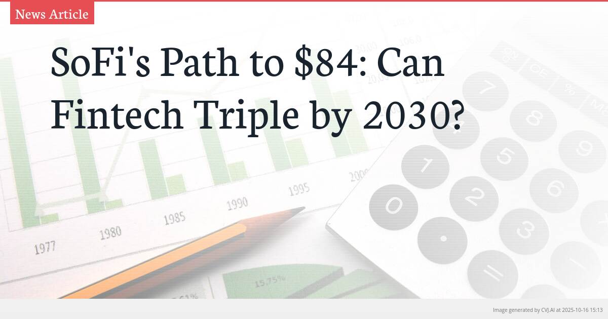 SoFi’s Path to $84: Can Fintech Triple by 2030?