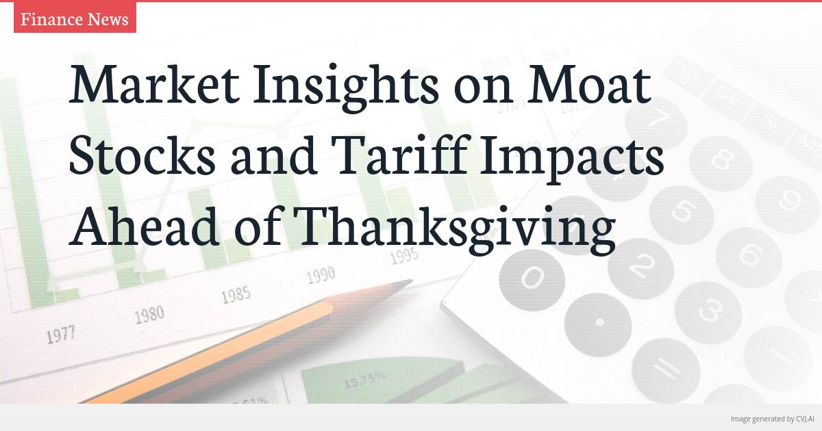 Market Insights on Moat Stocks and Tariff Impacts Ahead of Thanksgiving