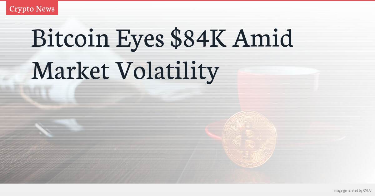 Bitcoin Eyes $84K Amid Market Volatility