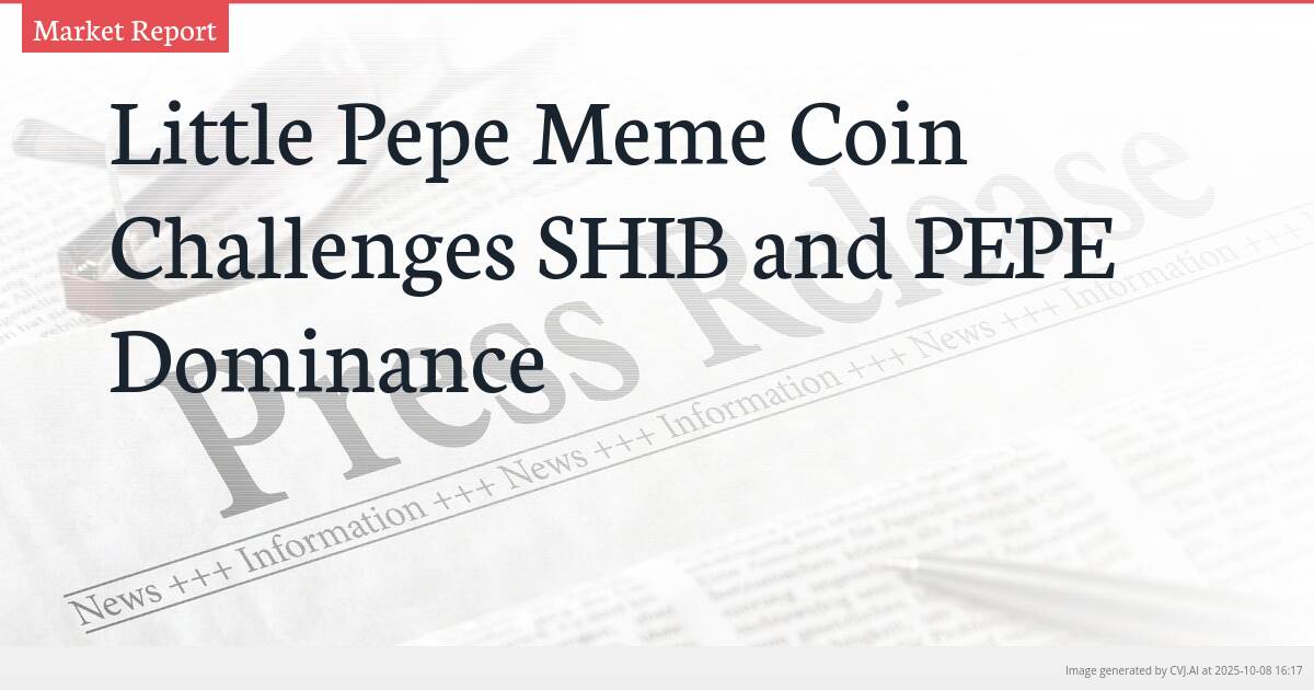 Little Pepe Meme Coin Challenges SHIB and PEPE Dominance