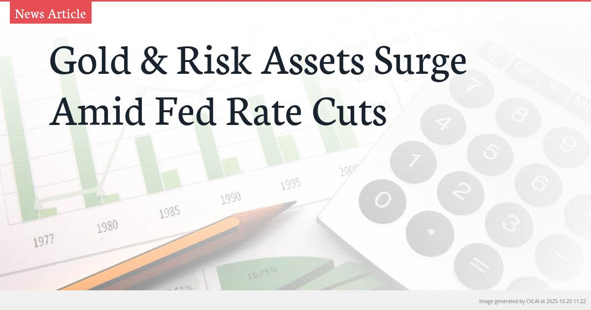 Gold & Risk Assets Surge Amid Fed Rate Cuts