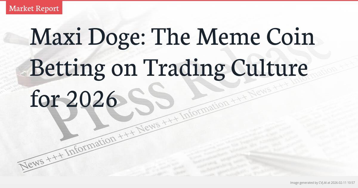Maxi Doge: The Meme Coin Betting on Trading Culture for 2026