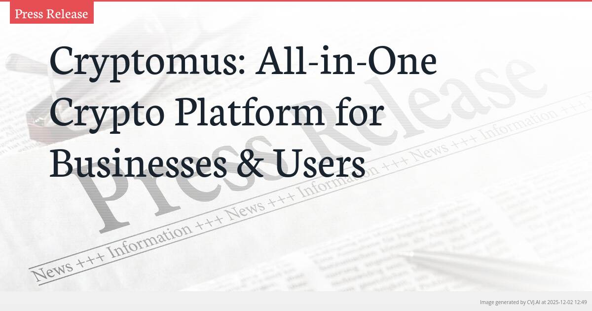Cryptomus: All-in-One Crypto Platform for Businesses & Users