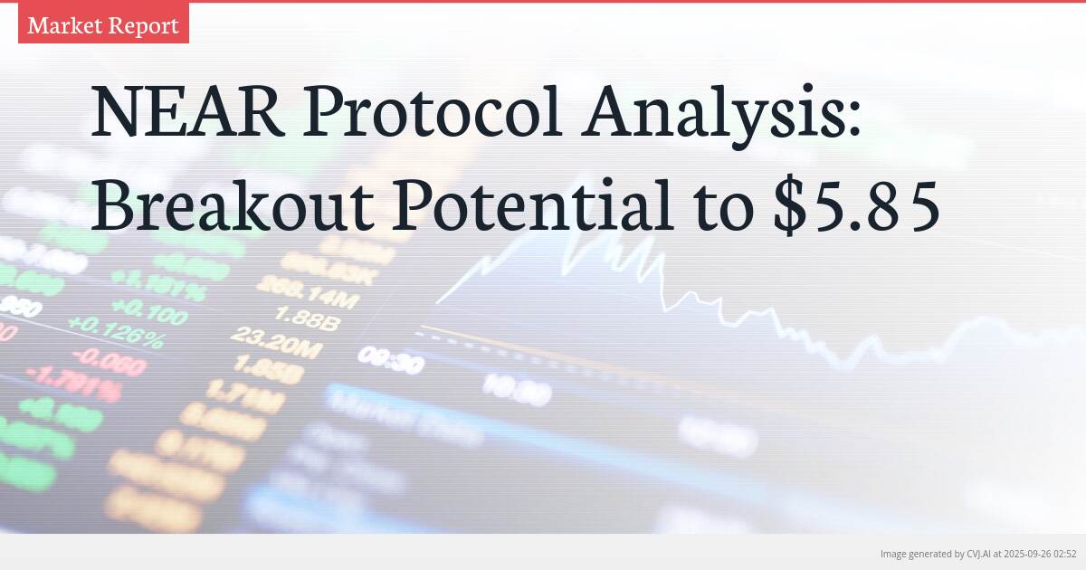 NEAR Protocol Analysis: Breakout Potential to $5.85